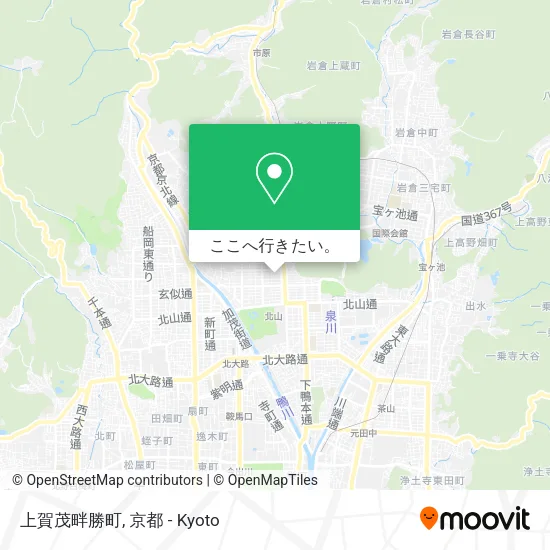 上賀茂畔勝町地図