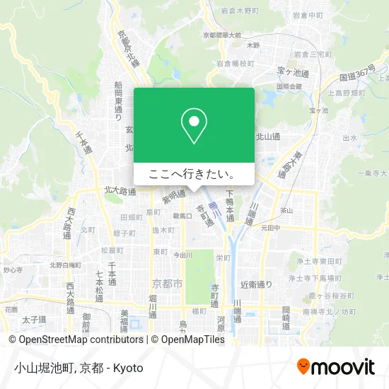 小山堀池町地図