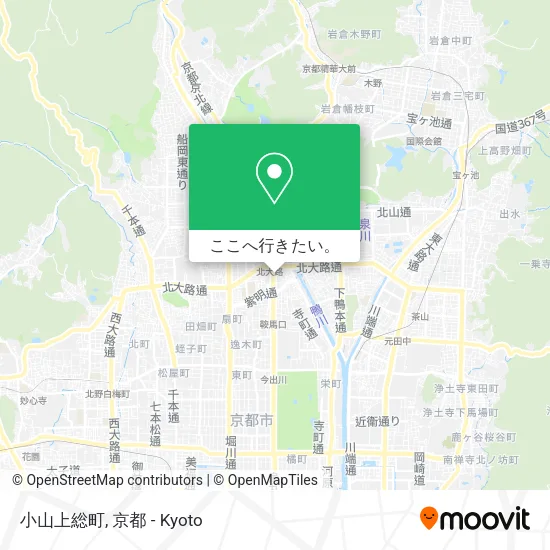 小山上総町地図