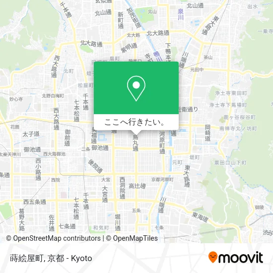 蒔絵屋町地図