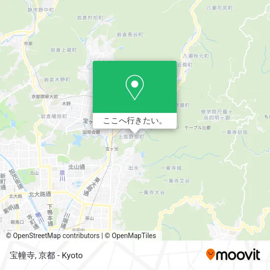 宝幢寺地図