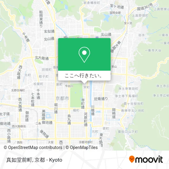 真如堂前町地図