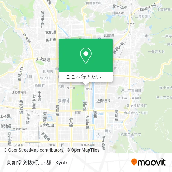 真如堂突抜町地図