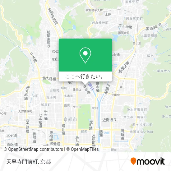 天寧寺門前町地図