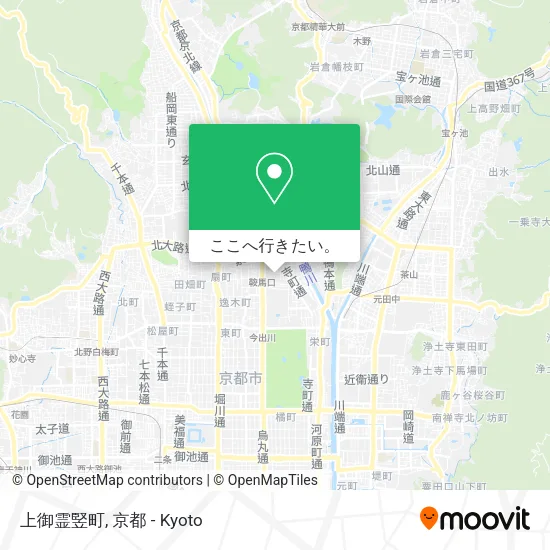 上御霊竪町地図