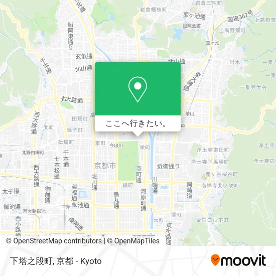 下塔之段町地図