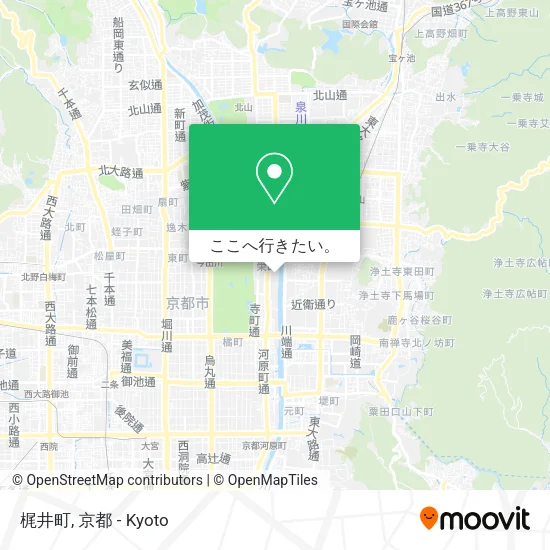 梶井町地図