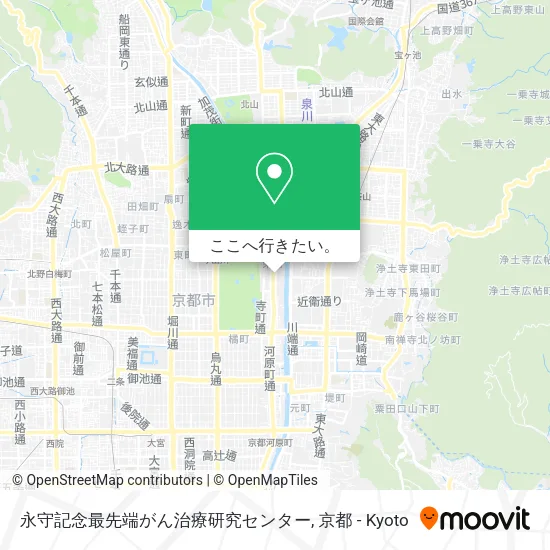 永守記念最先端がん治療研究センター地図