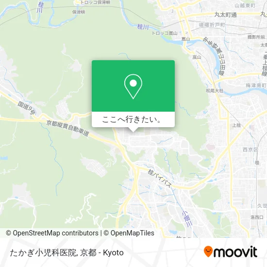 たかぎ小児科医院地図