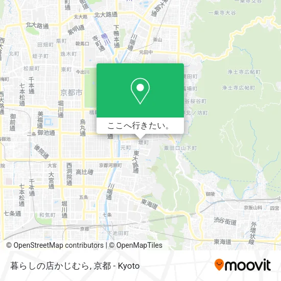暮らしの店かじむら地図