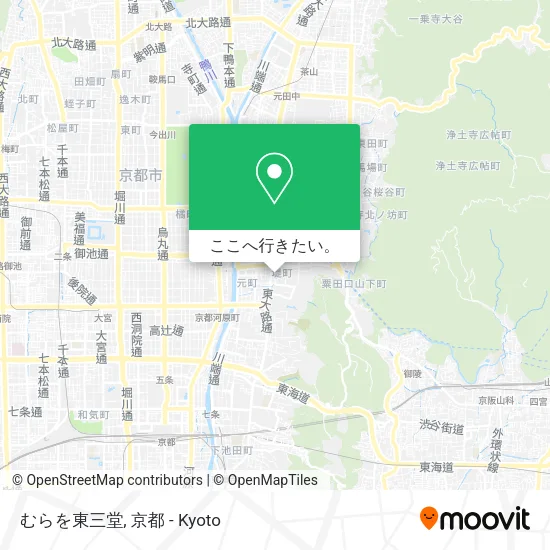 むらを東三堂地図