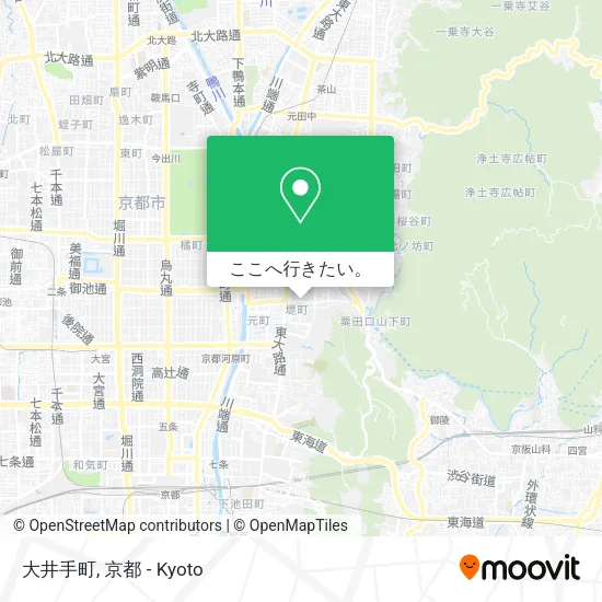 大井手町地図