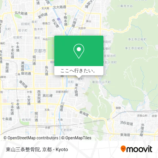 東山三条整骨院地図