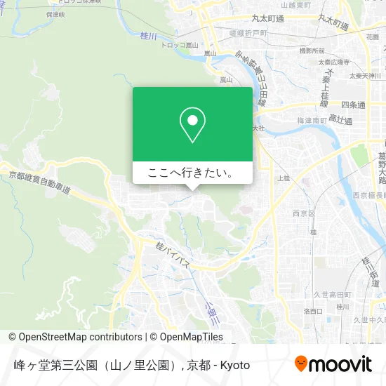 峰ヶ堂第三公園（山ノ里公園）地図