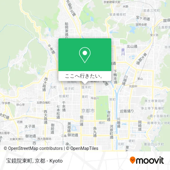 宝鏡院東町地図