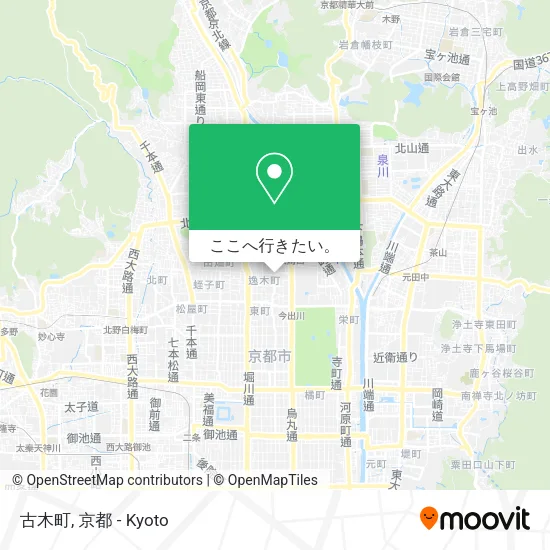 古木町地図