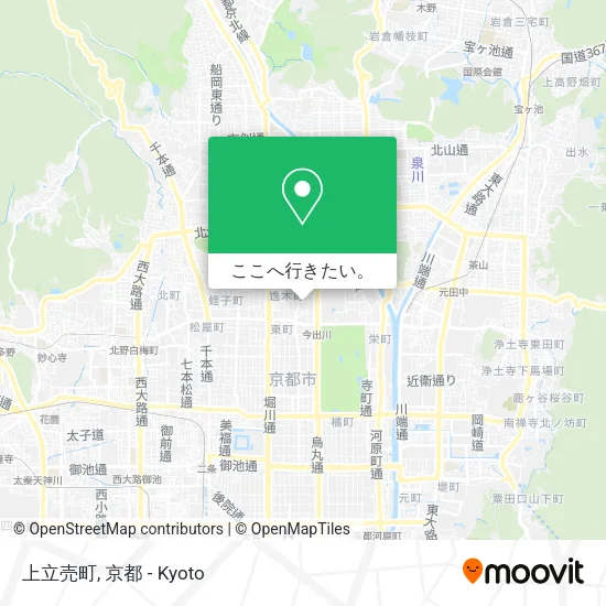 上立売町地図