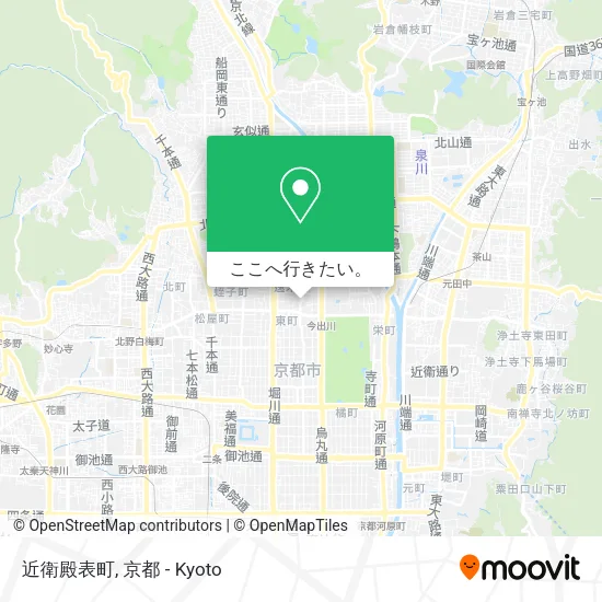 近衛殿表町地図