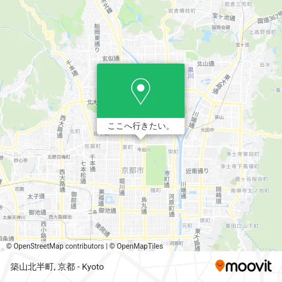 築山北半町地図