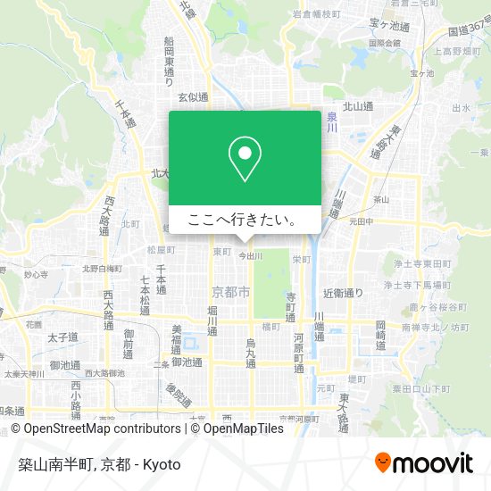 築山南半町地図