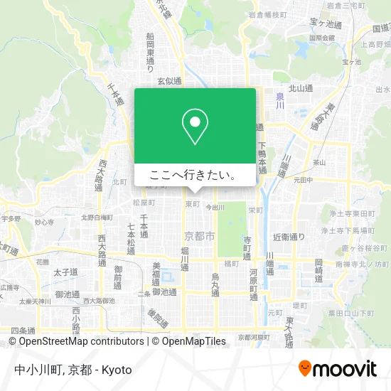 中小川町地図
