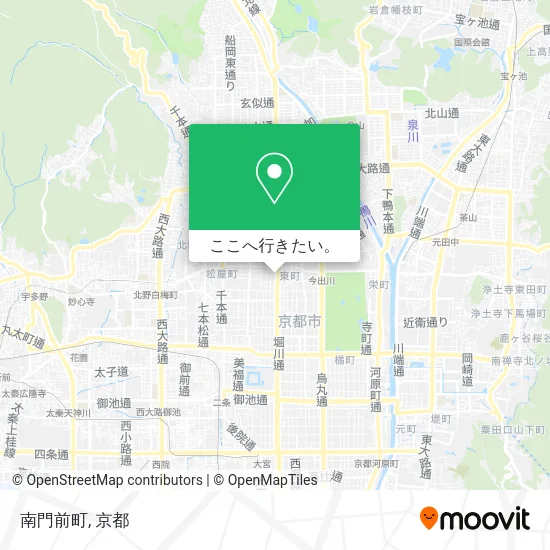 南門前町地図