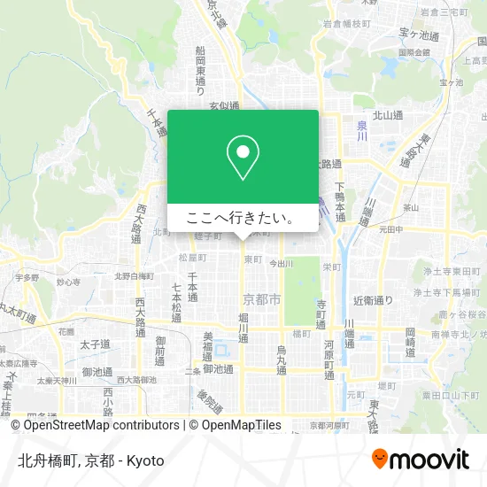 北舟橋町地図