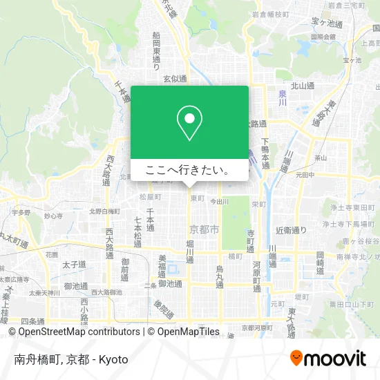 南舟橋町地図