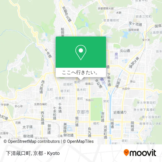 下清蔵口町地図