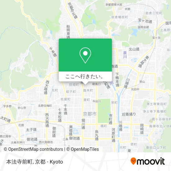 本法寺前町地図