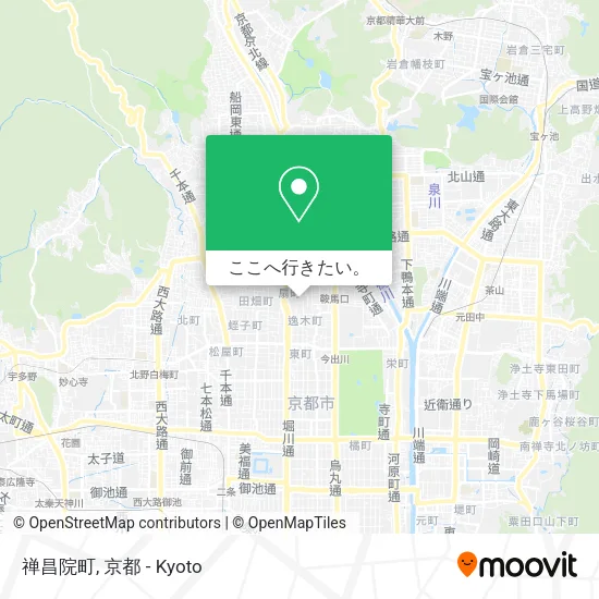 禅昌院町地図