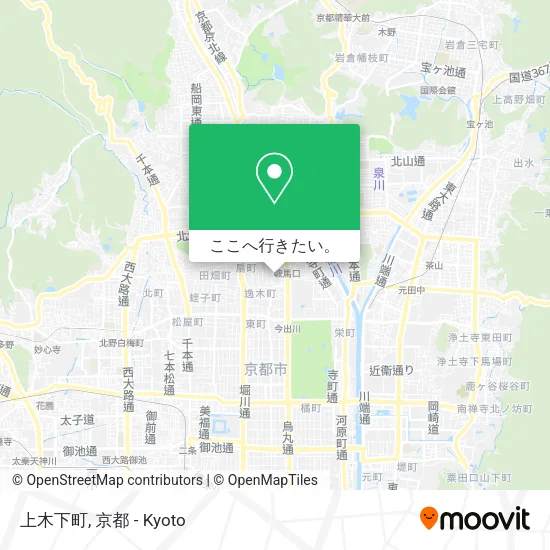 上木下町地図