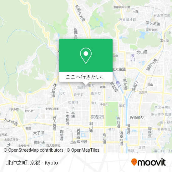 北仲之町地図