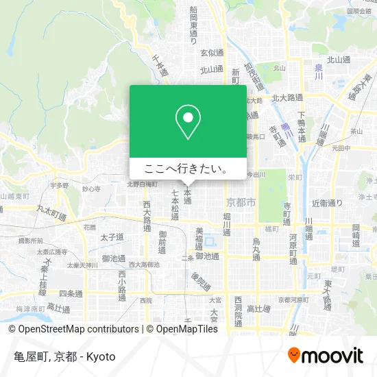亀屋町地図