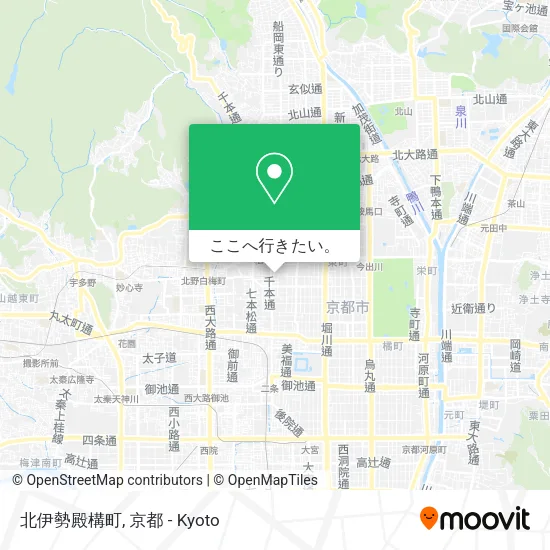 北伊勢殿構町地図