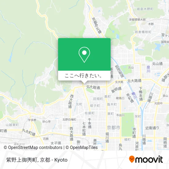 紫野上御輿町地図