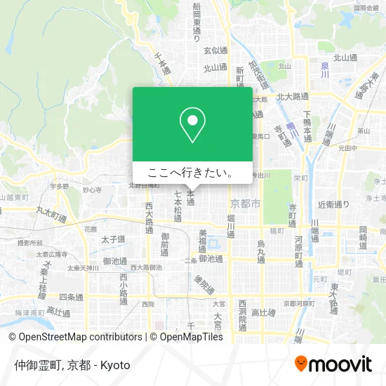 仲御霊町地図