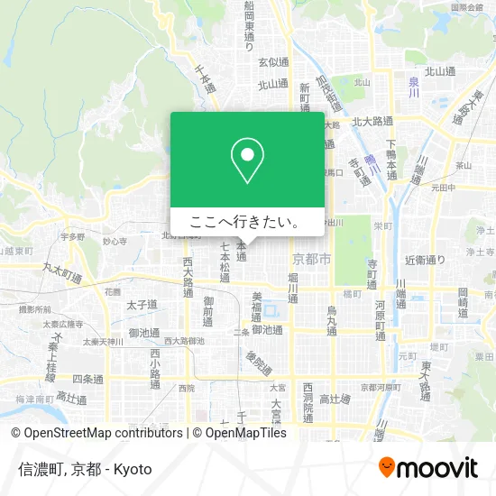 信濃町地図