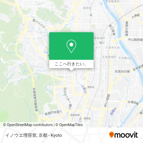 イノウエ理容室地図