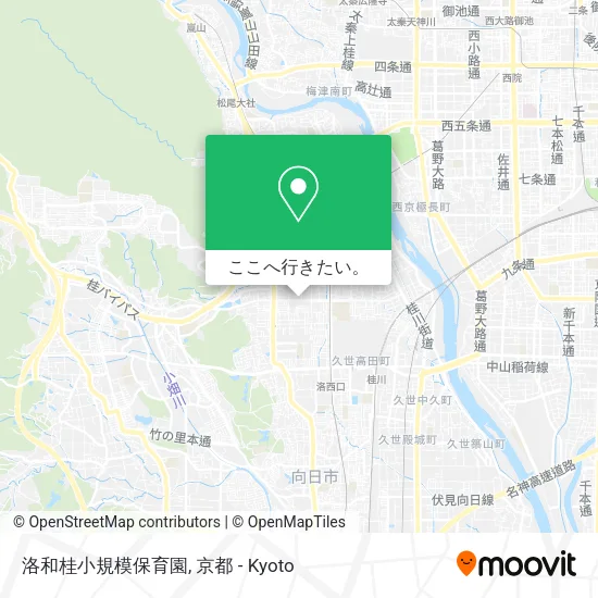 洛和桂小規模保育園地図