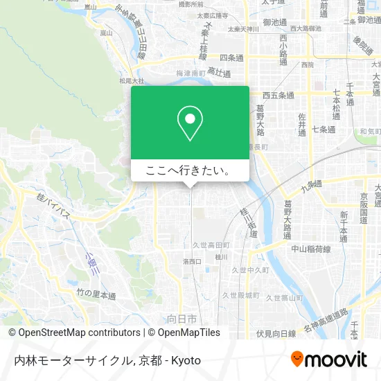 内林モーターサイクル地図