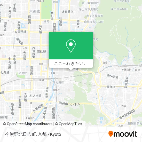 今熊野北日吉町地図