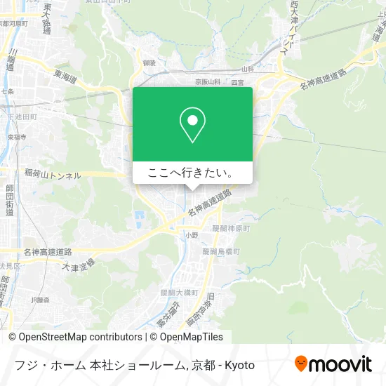 フジ・ホーム 本社ショールーム地図