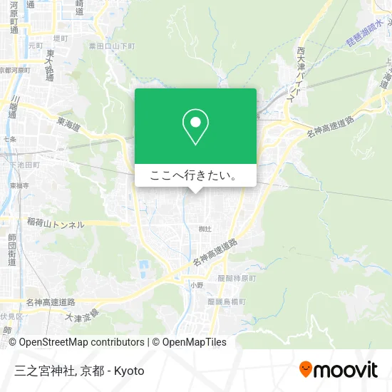 三之宮神社地図