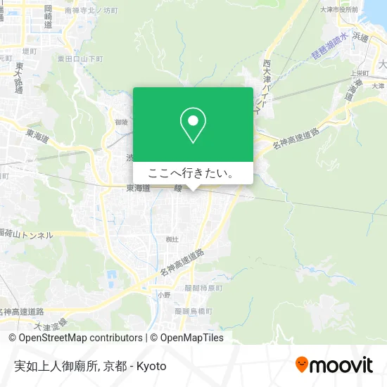 実如上人御廟所地図