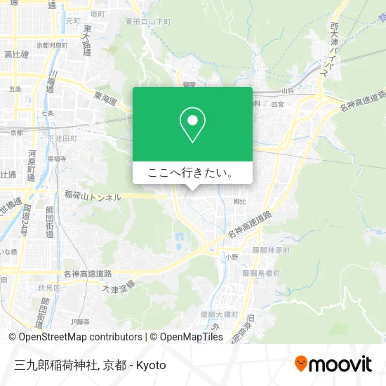 三九郎稲荷神社地図