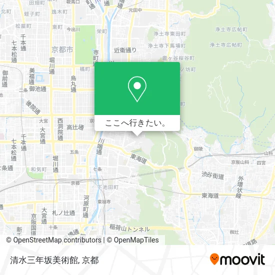 清水三年坂美術館地図