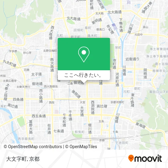 大文字町地図