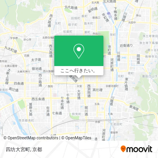 四坊大宮町地図