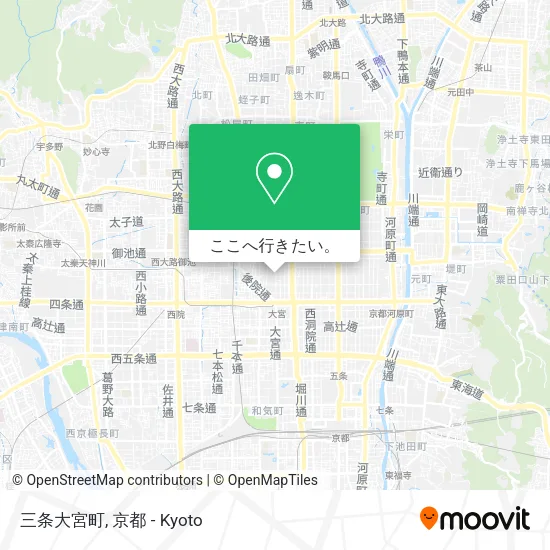 三条大宮町地図